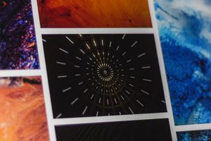 Digital screen light abstract