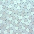 Overhead view of creative abstract backdrop with seamless pattern representing small pentagons with straight lines